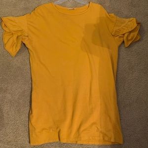 Mustard color dress